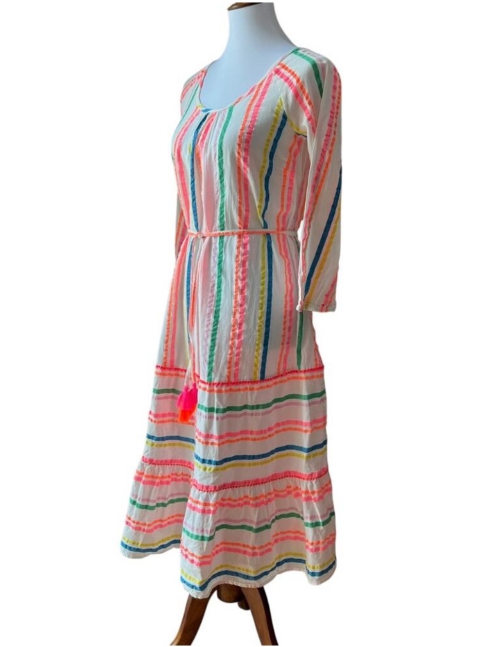 Boden Dress 2 Boho Cotton XS dress Cordelia Small Anthropologie Vacation Cruise - Picture 13 of 17